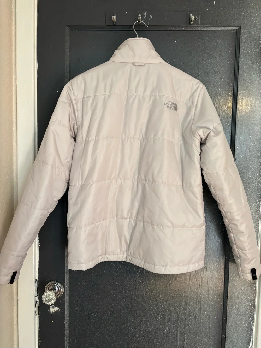 The North Face cream colored Puffer Jacket